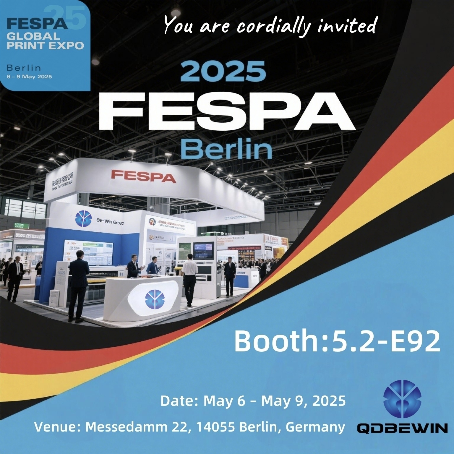 Qingdao Be-kazan Fespa 2025 Berlin-Booth 5.2-E92